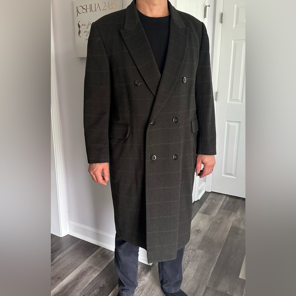 Yves Saint Laurent Double Breasted Trench Coat XL